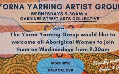 Yorna Yarning, on Wednesdays at GSAC