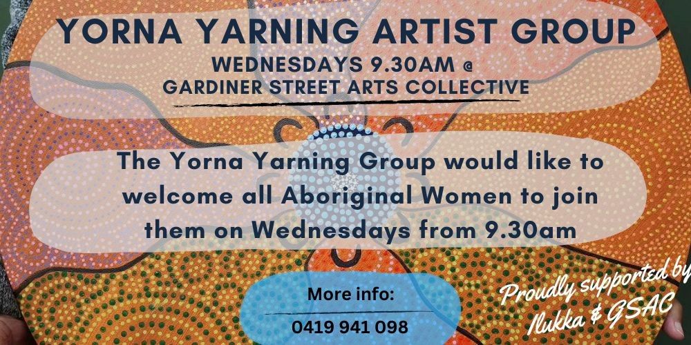 Yorna Yarning, at GSAC on Wednesdays